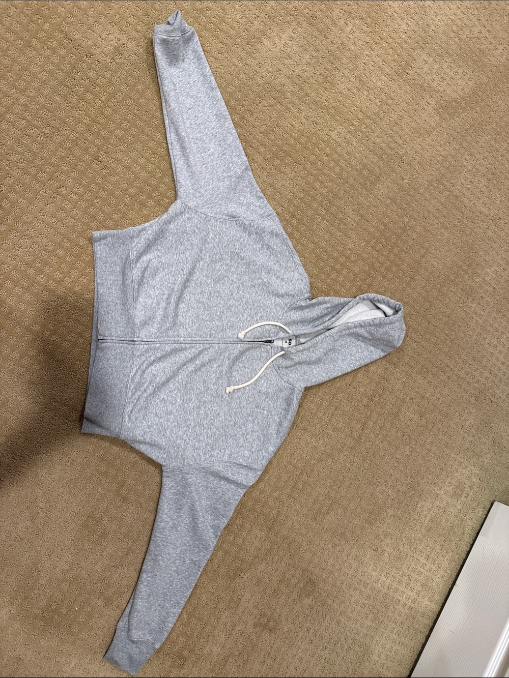 SO Gray Hooded Zip Jacket